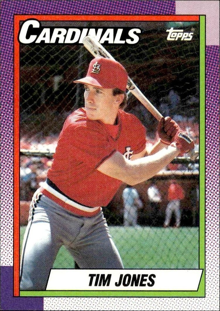 1990 Topps Tim Jones #533 trading card