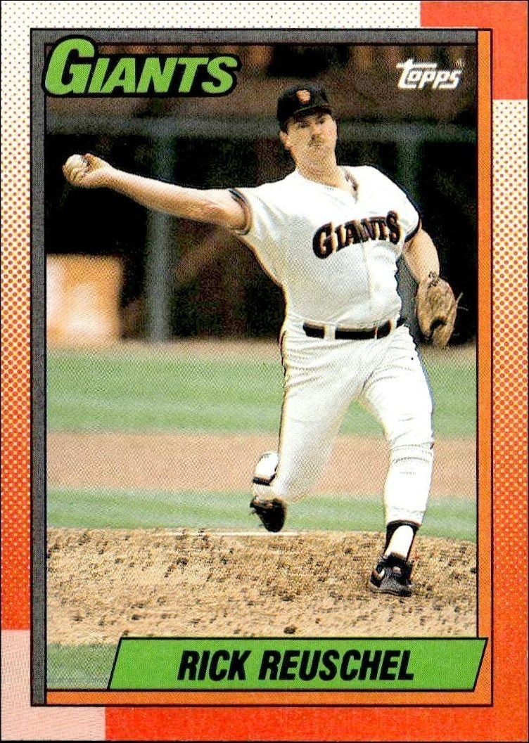 1990 Topps Rick Reuschel #190 trading card
