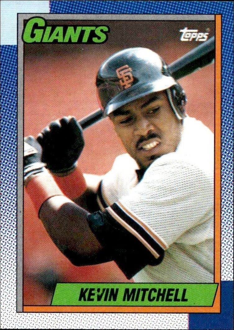 1990 Topps Kevin Mitchell #500 trading card