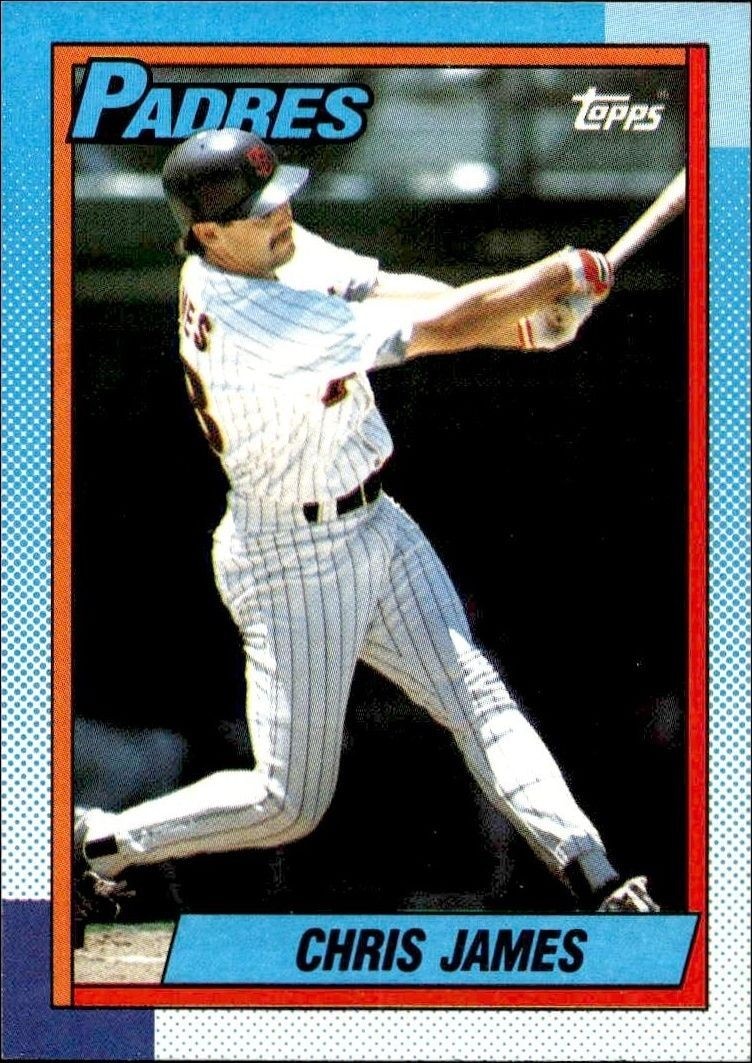 1990 Topps Chris James #178 trading card