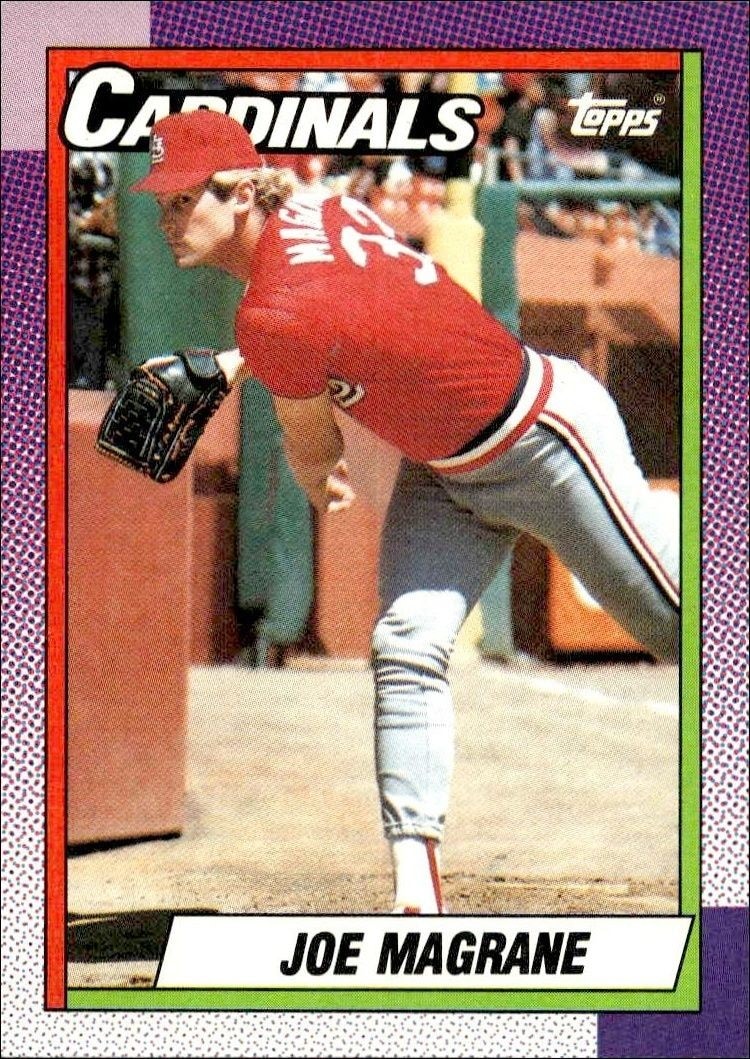 1990 Topps Joe Magrane #578 baseball trading card front