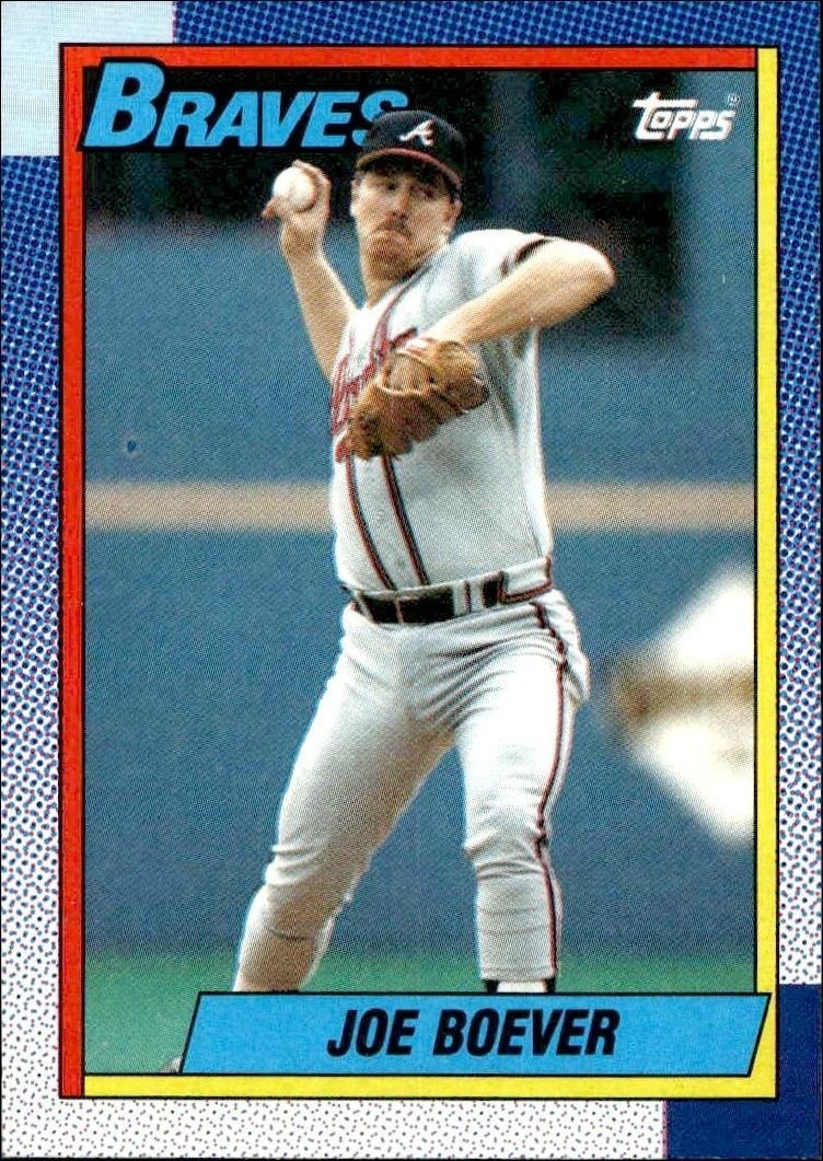 1990 Topps Joe Boever #410 trading card