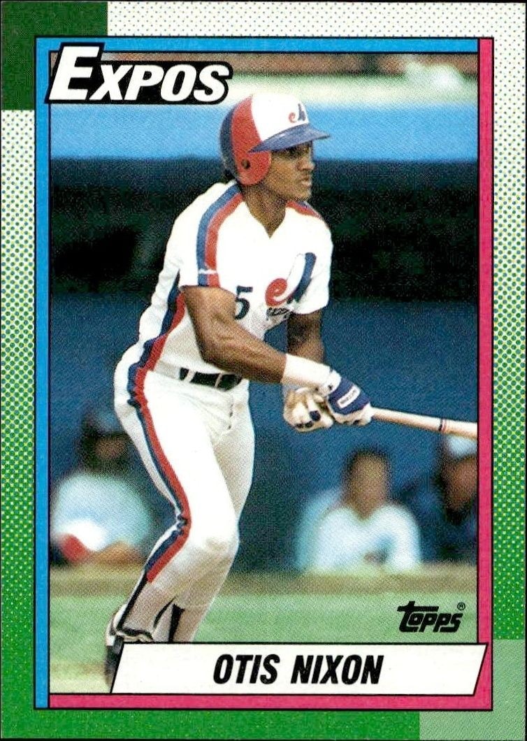1990 Topps Otis Nixon #252 trading card