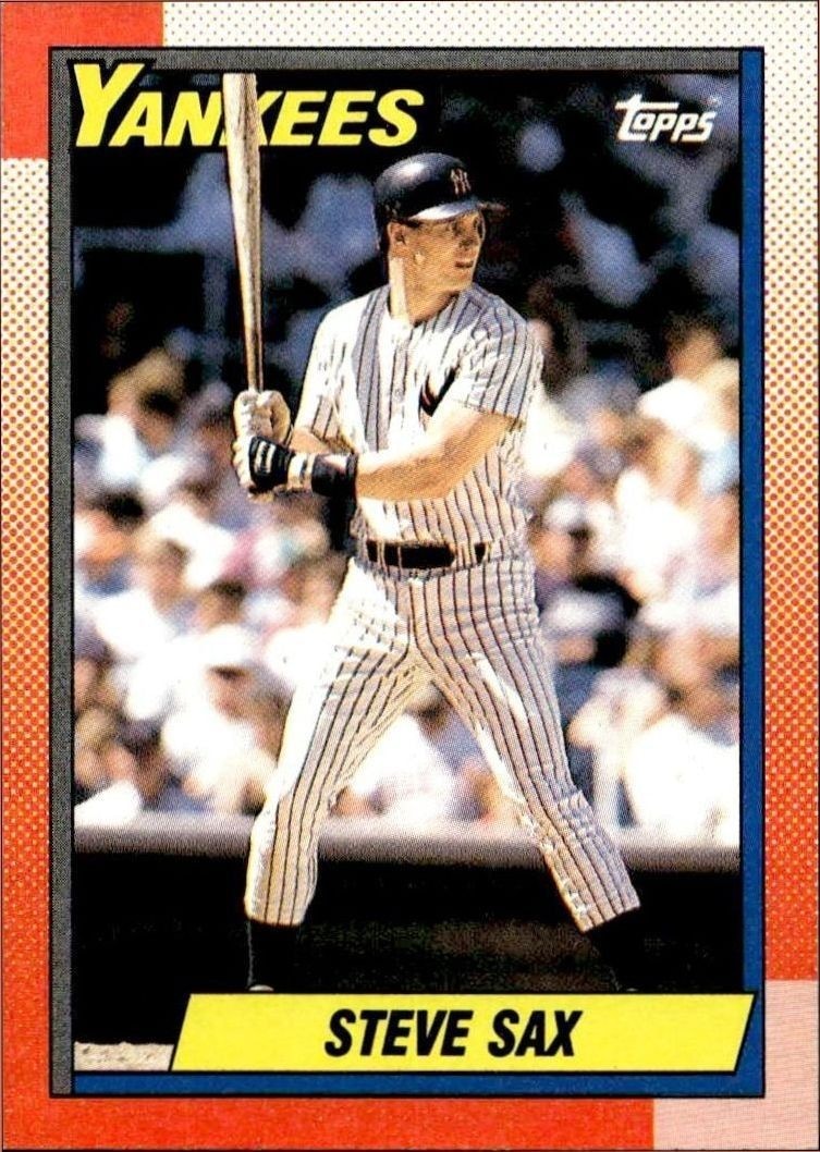 1990 Topps Steve Sax #560 trading card