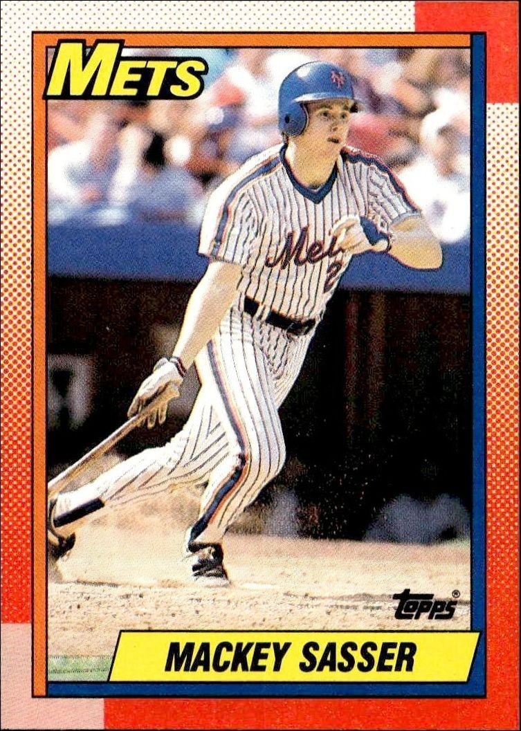 1990 Topps Mackey Sasser #656 trading card