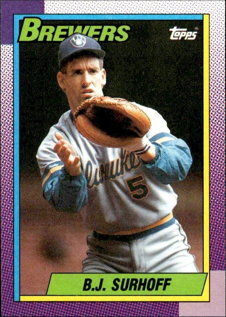 1990 Topps B.J. Surhoff #696 trading card