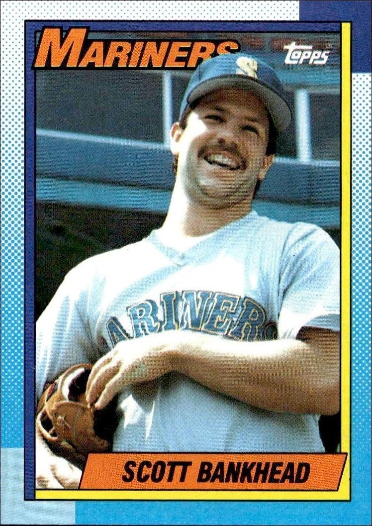 1990 Topps Scott Bankhead #213 trading card