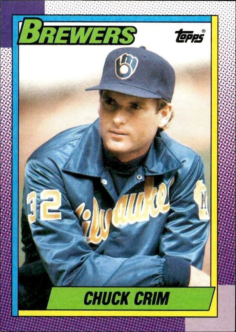 1990 Topps Chuck Crim #768 trading card