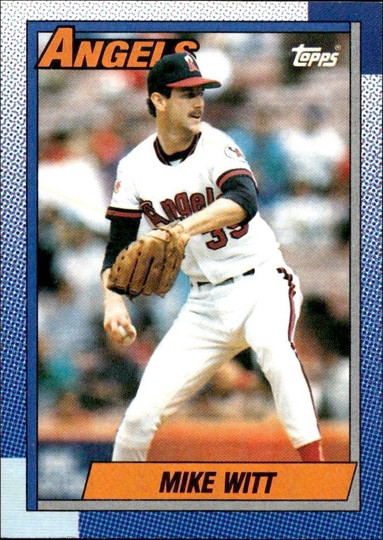 1990 Topps Mike Witt #650 trading card