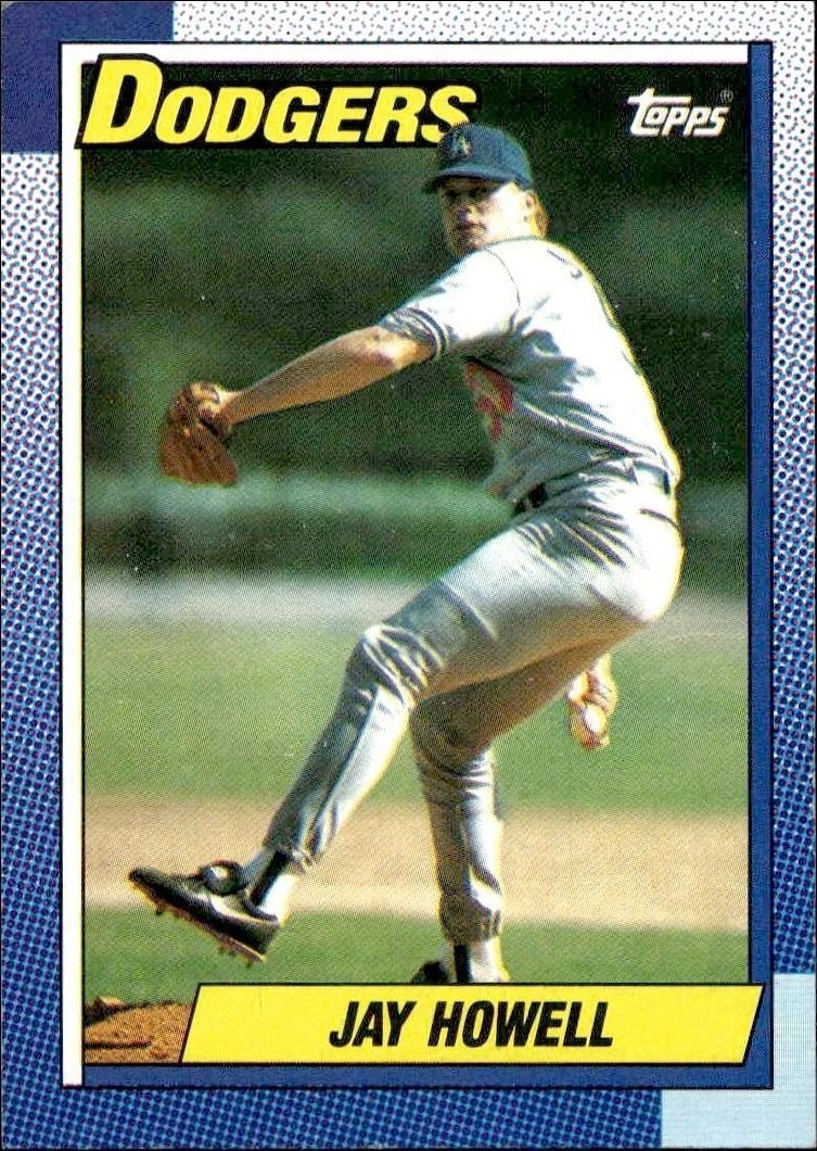 1990 Topps Jay Howell #40 trading card