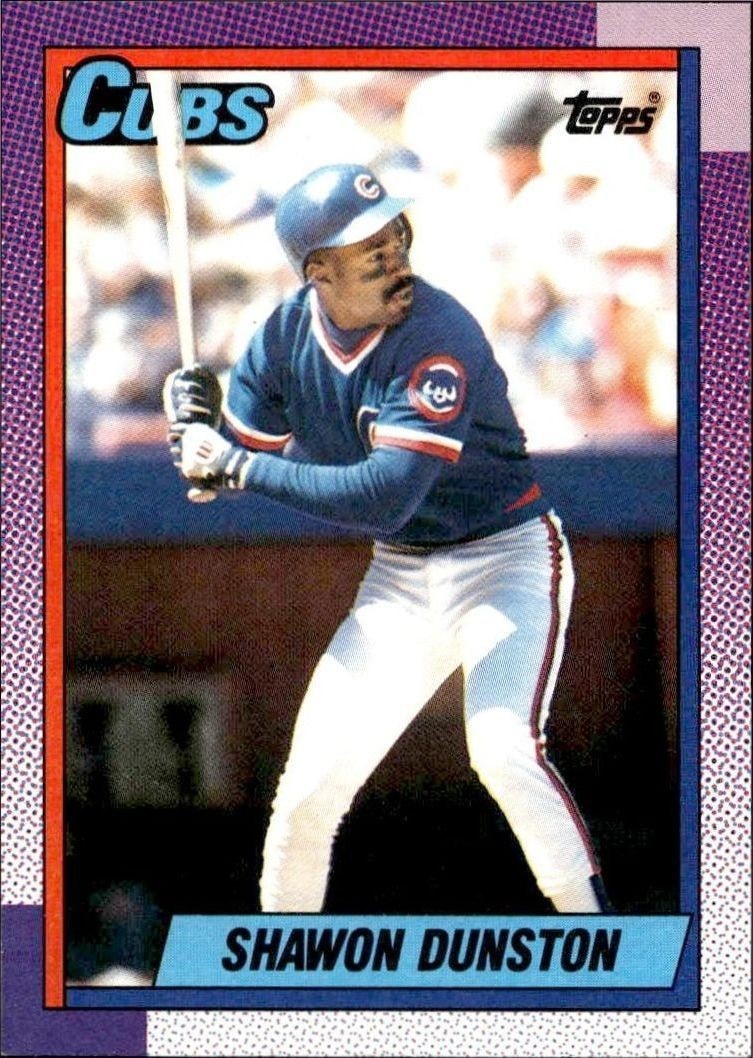 1990 Topps Shawon Dunston #415 trading card