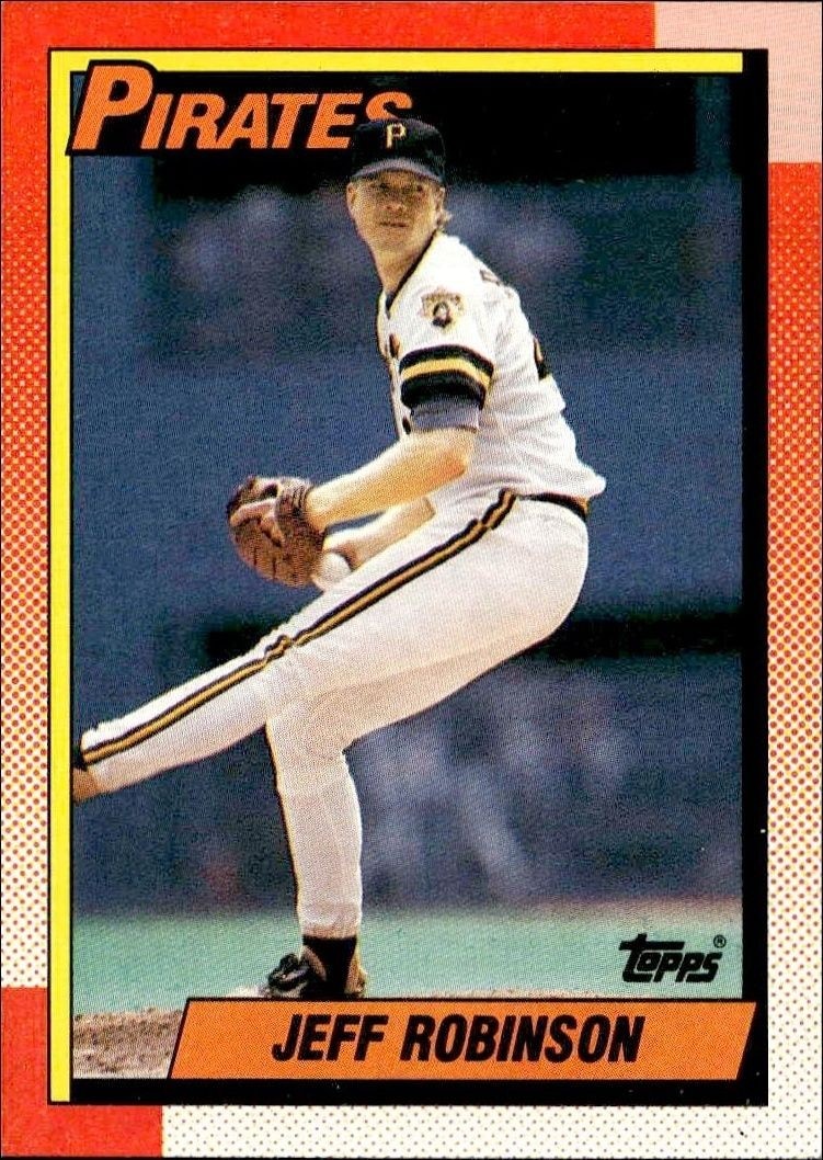 1990 Topps Jeff Robinson #723 trading card