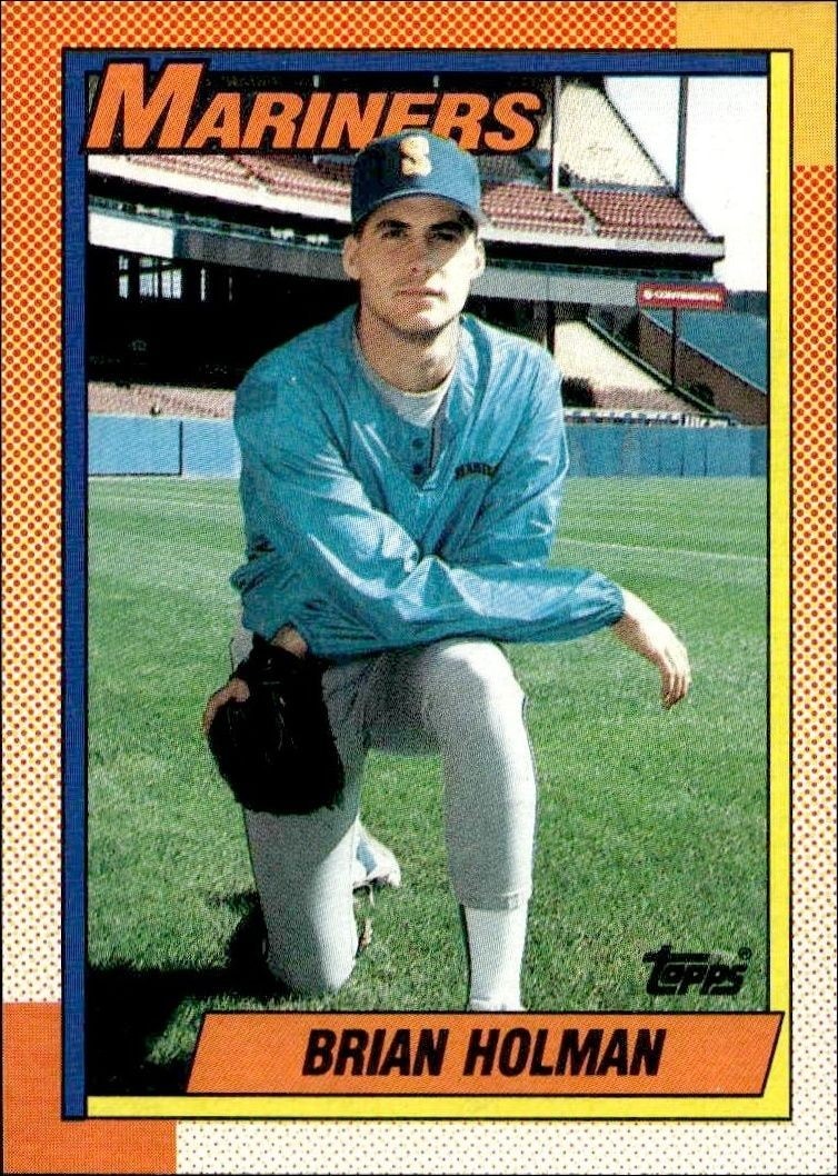 1990 Topps Brian Holman #616 trading card