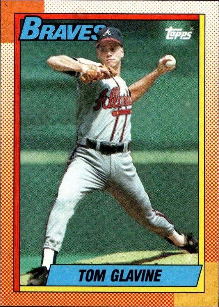 1990 Topps Tom Glavine #506 trading card