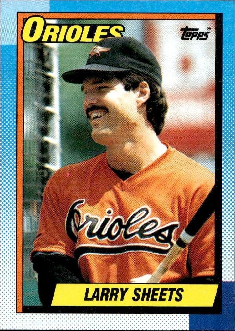 1990 Topps Larry Sheets #708 trading card