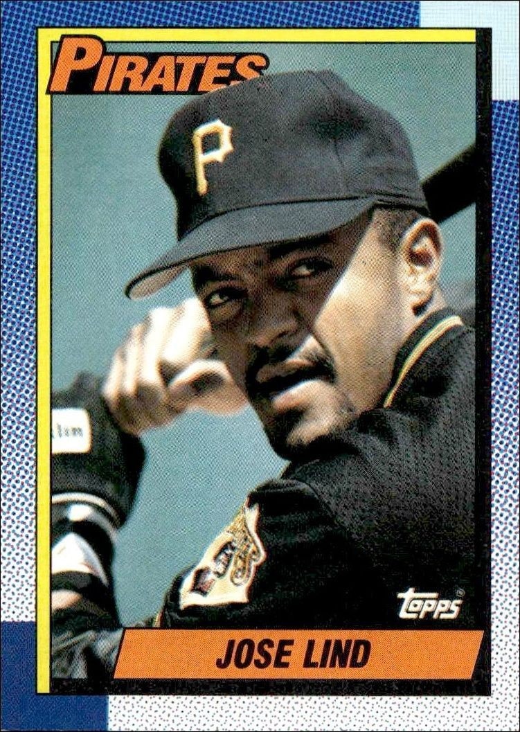 1990 Topps Jose Lind #168 trading card