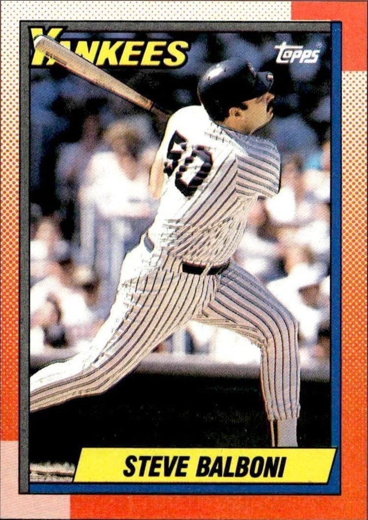 1990 Topps Steve Balboni #716 trading card