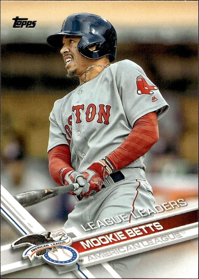 2017 Topps Series 1 Mookie Betts #242 trading card