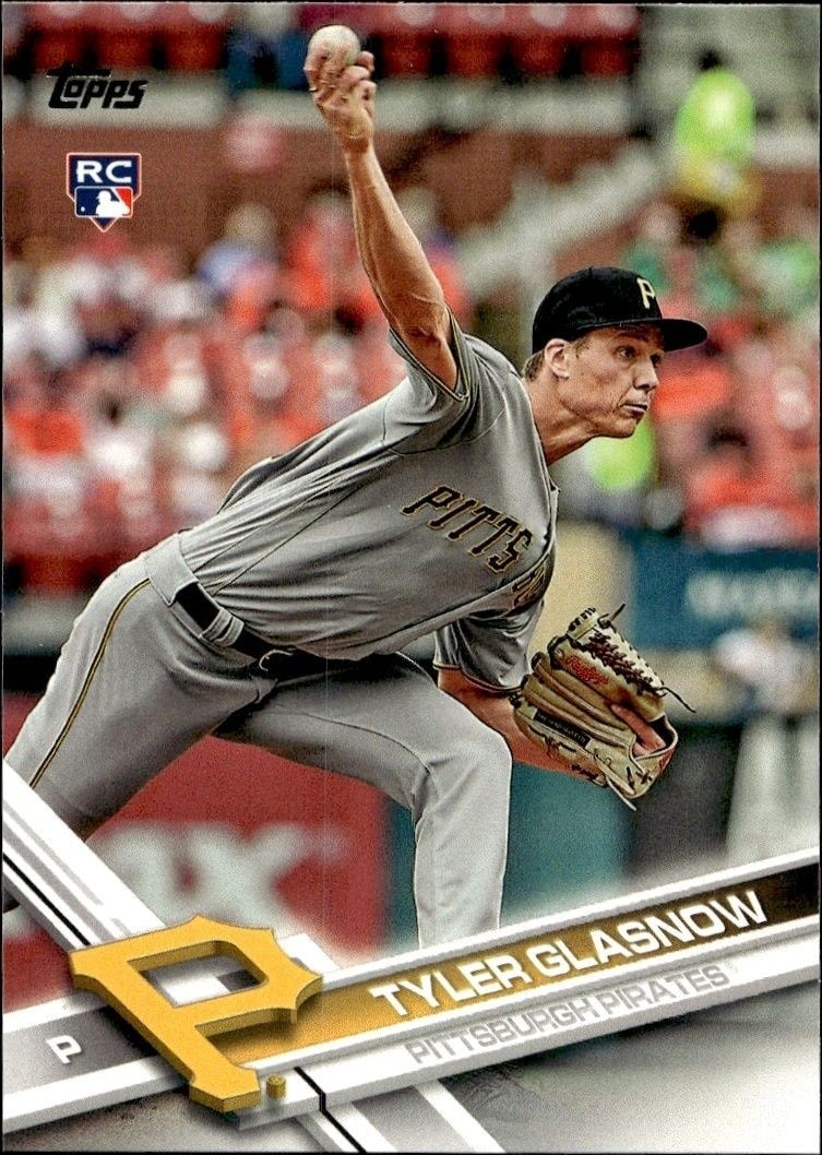 2017 Topps Series 1 Tyler Glasnow #349 trading card