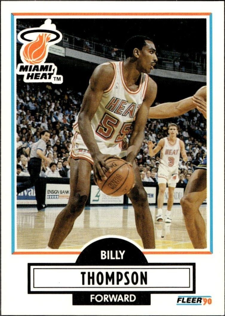 1990-91 Fleer Billy Thompson #103 trading card