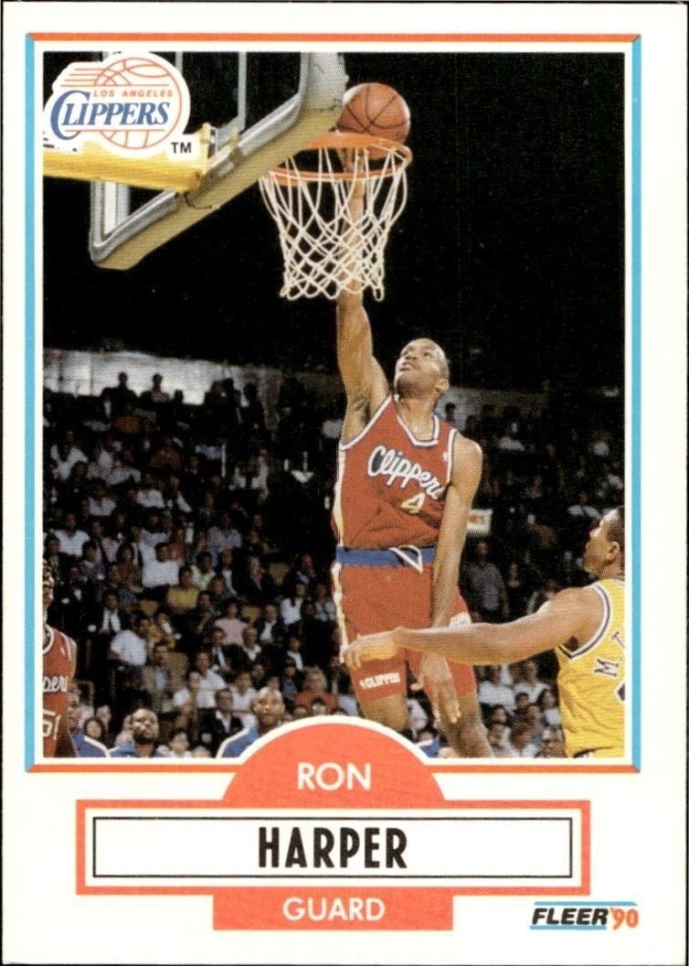 1990-91 Fleer Ron Harper #86 trading card