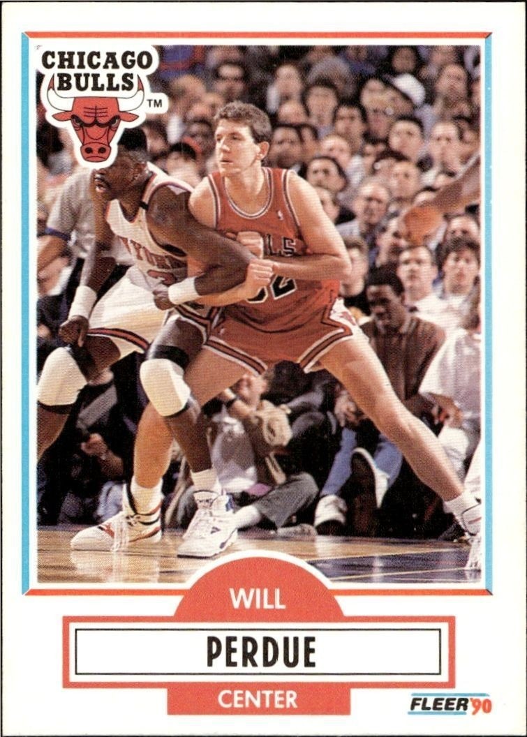 1990-91 Fleer Will Perdue #29 trading card