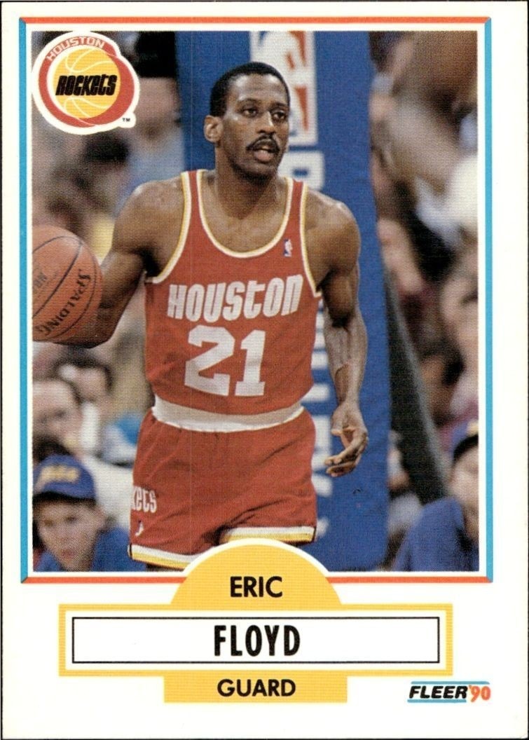 1990-91 Fleer Eric Floyd #70 trading card