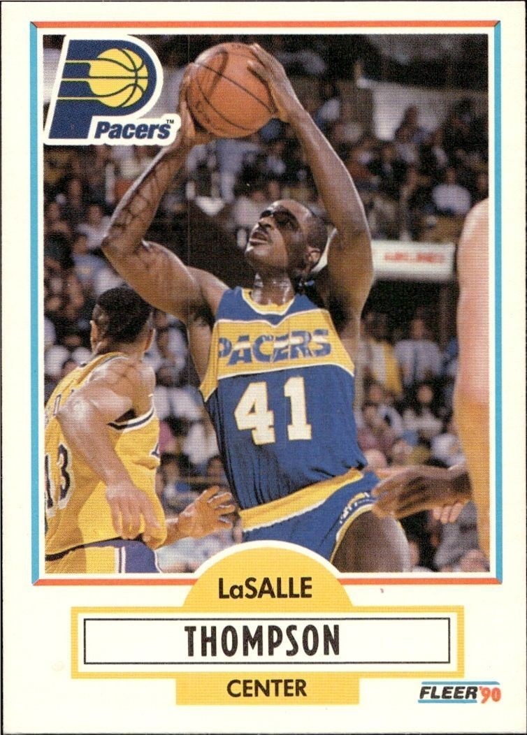 1990-91 Fleer LaSalle Thompson #83 trading card