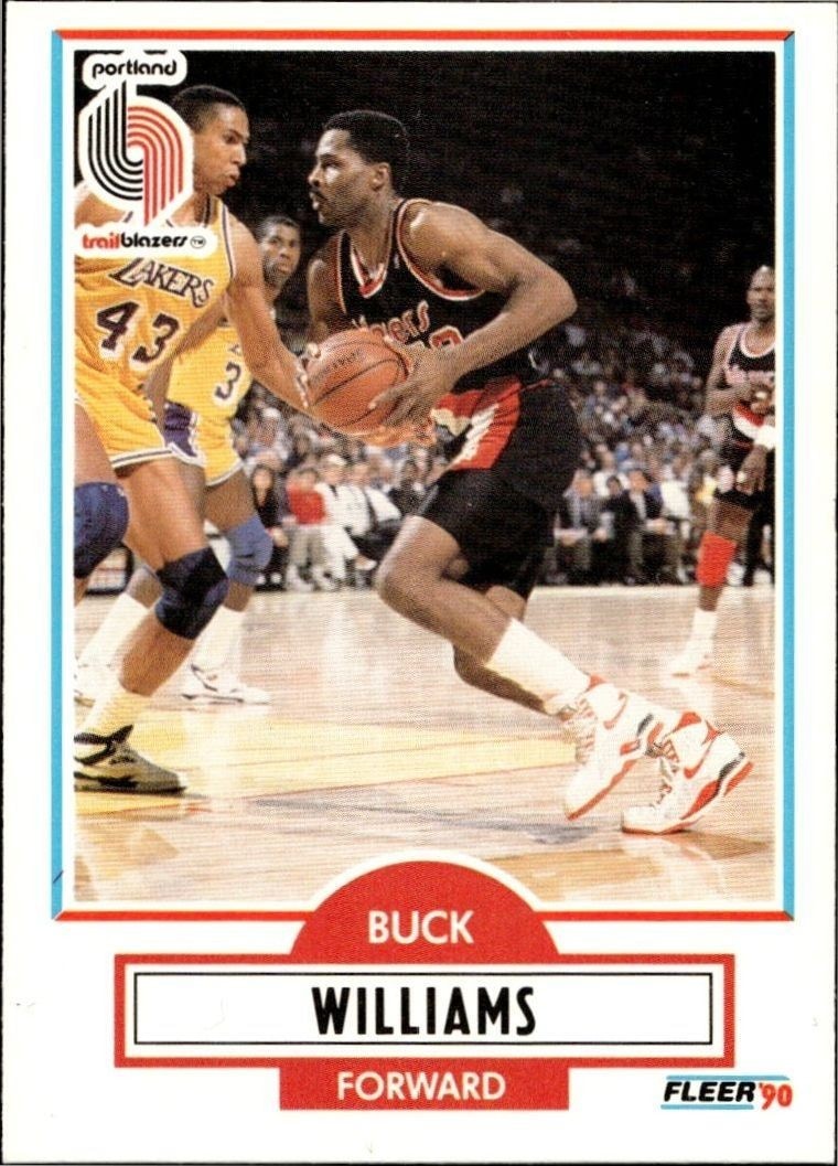 1990-91 Fleer Buck Williams #160 trading card