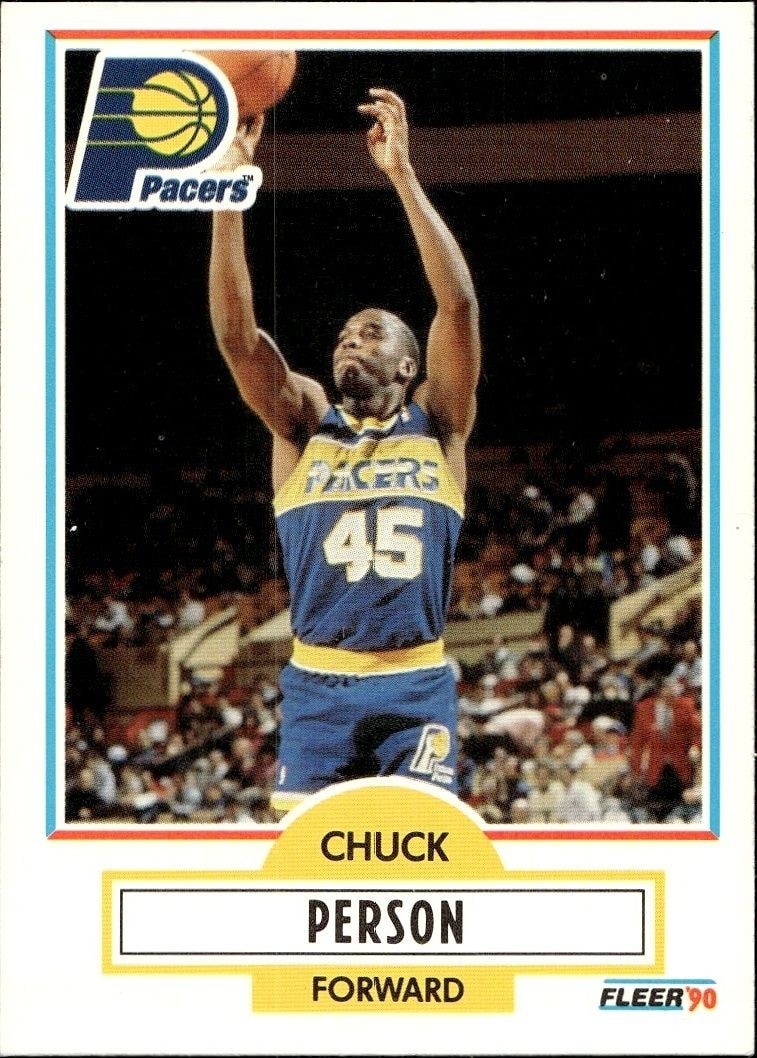1990-91 Fleer Chuck Person #79 trading card
