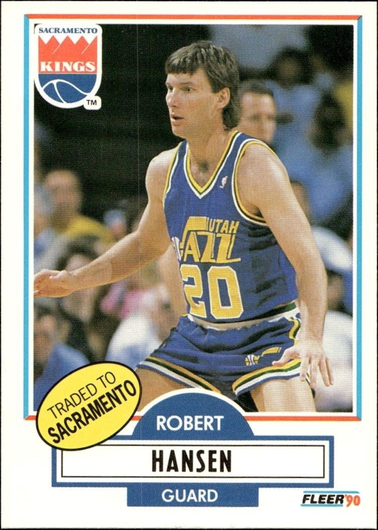 1990-91 Fleer Robert Hansen #186 trading card