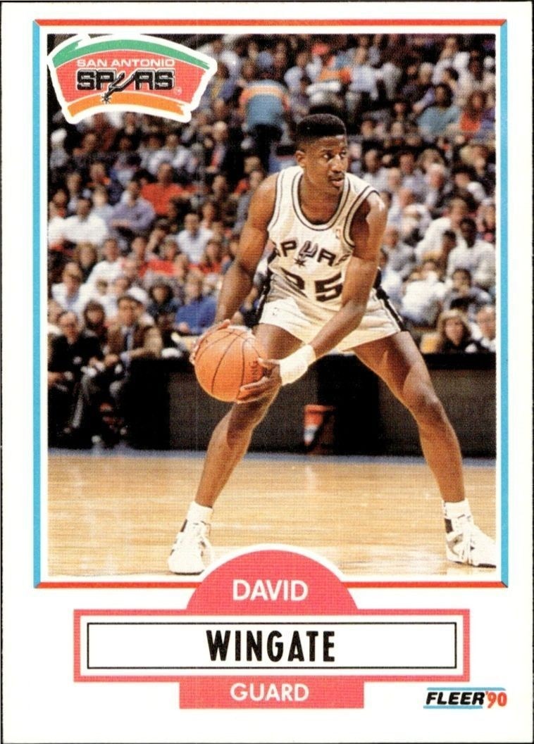 1990-91 Fleer David Wingate #174 trading card