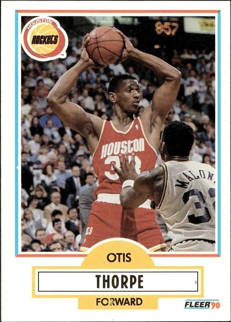 1990-91 Fleer Otis Thorpe #74 trading card