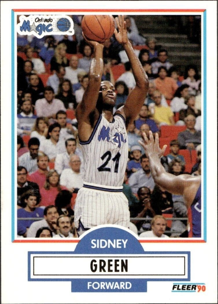 1990-91 Fleer Sidney Green #134 trading card