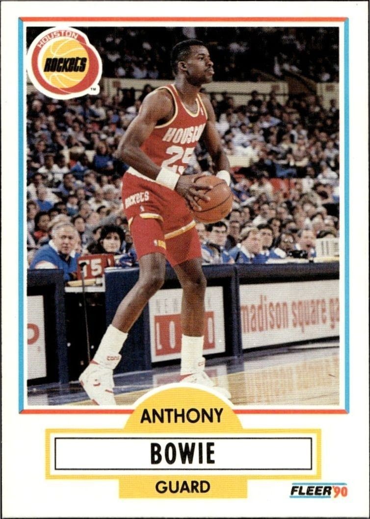 1990-91 Fleer Anthony Bowie #69 trading card