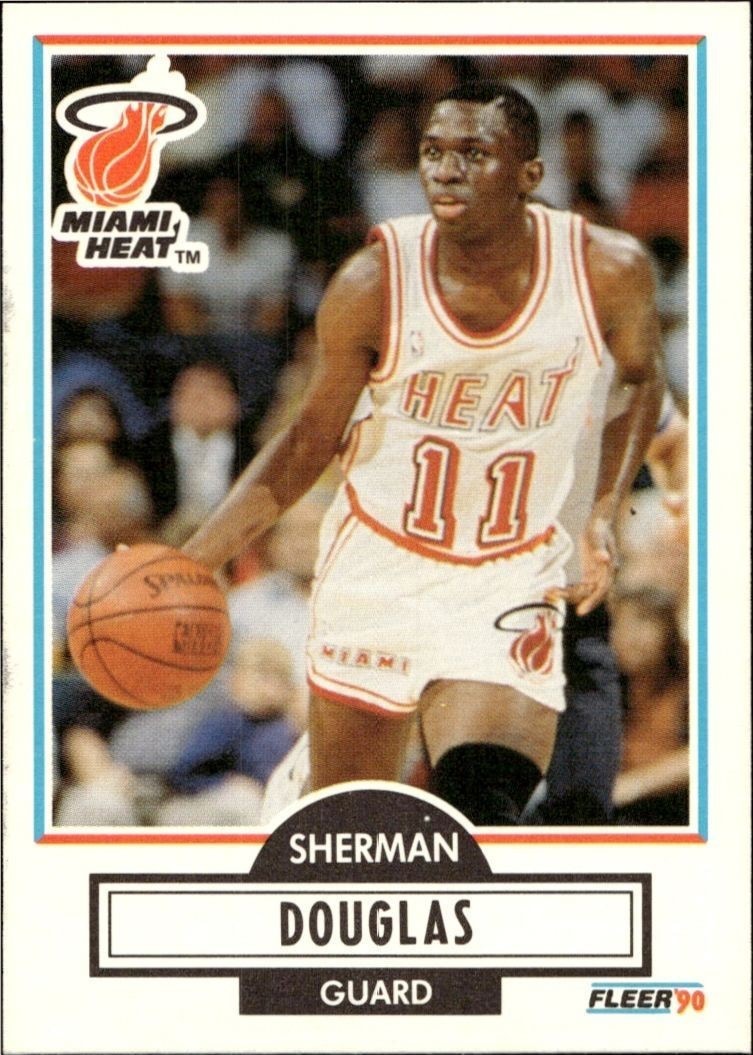 1990-91 Fleer Sherman Douglas #98 trading card