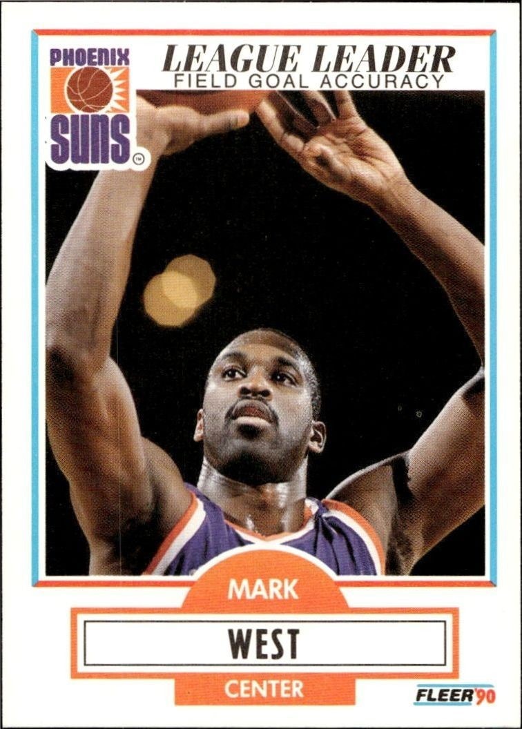 1990-91 Fleer Mark West #153 trading card