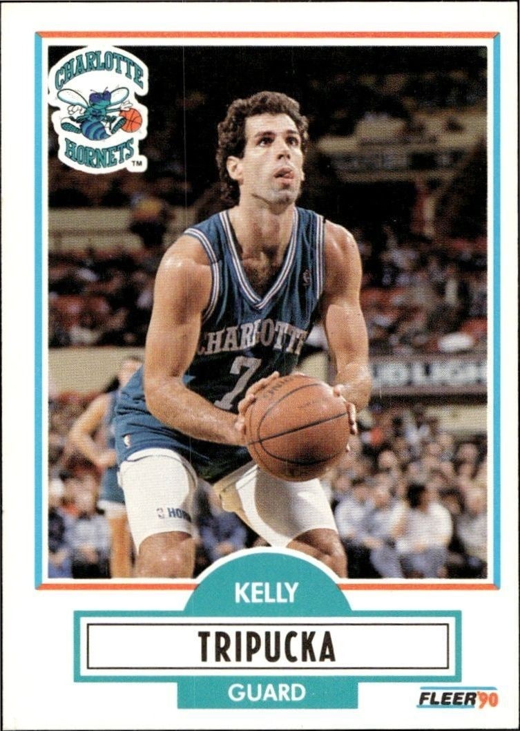 1990-91 Fleer Kelly Tripucka #21 trading card
