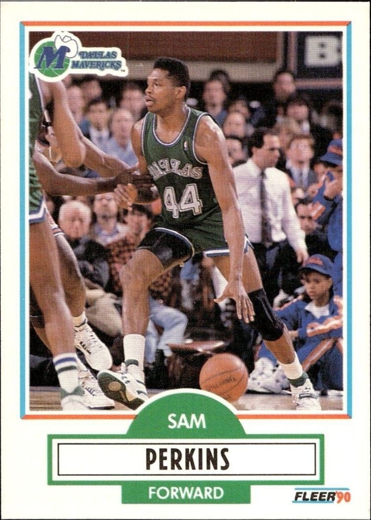 1990-91 Fleer Sam Perkins #43 trading card