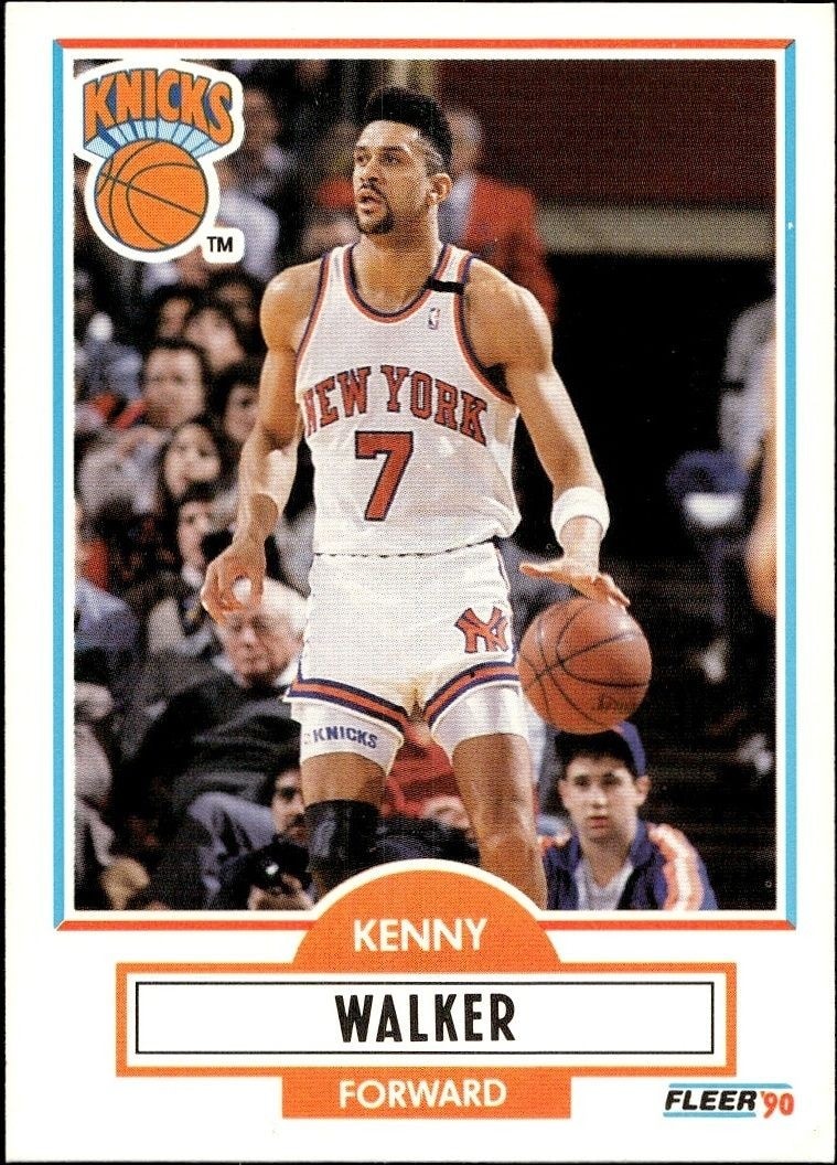 1990-91 Fleer Kenny Walker #130 trading card