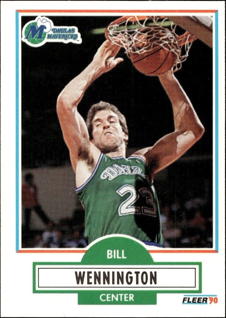 1990-91 Fleer Bill Wennington #44 trading card