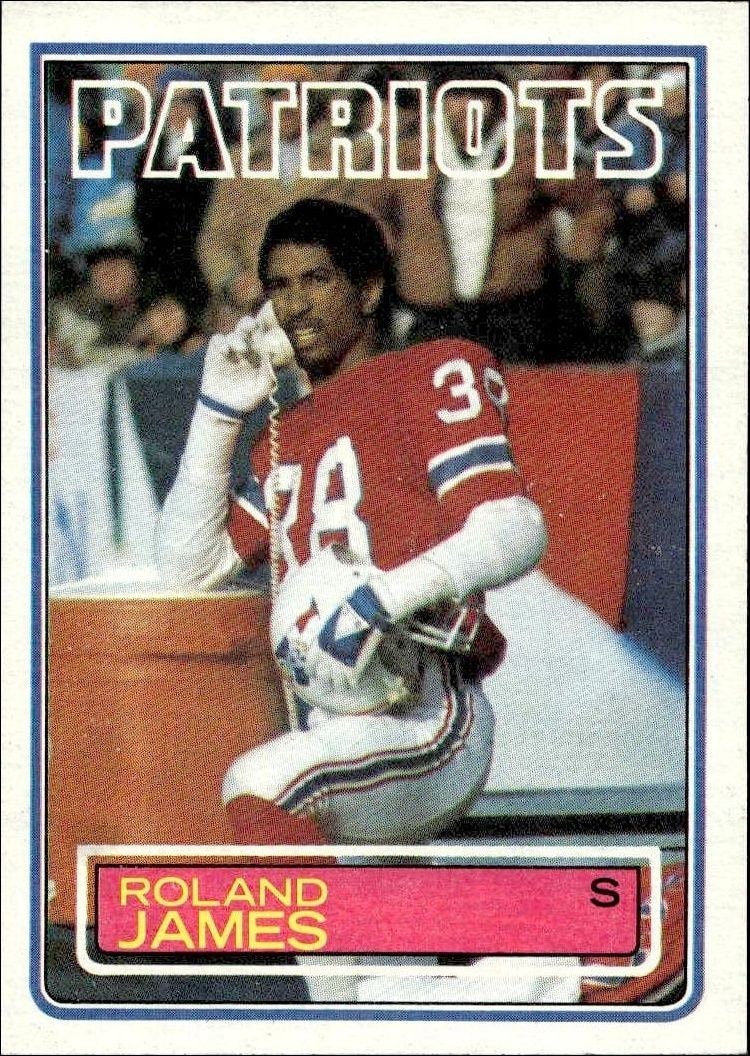1983 Topps Roland James #333 trading card
