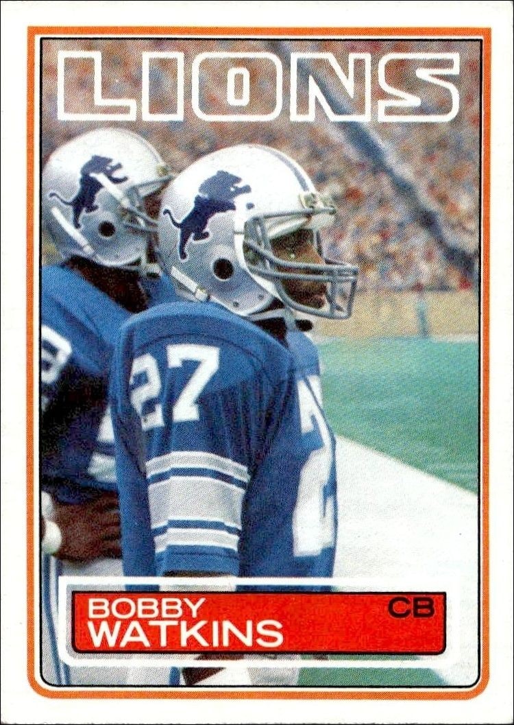 1983 Topps Bobby Watkins #73 trading card
