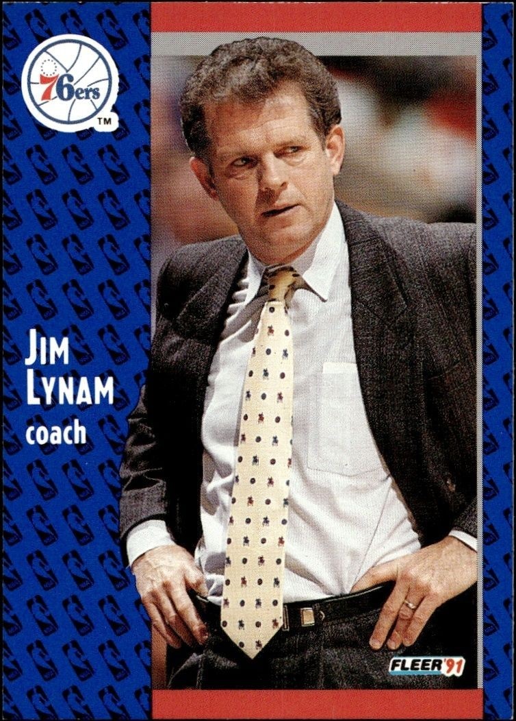 1991-92 Fleer Jim Lynam #155 trading card