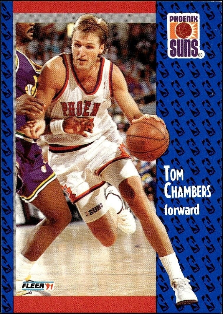 1991-92 Fleer Tom Chambers #158 trading card