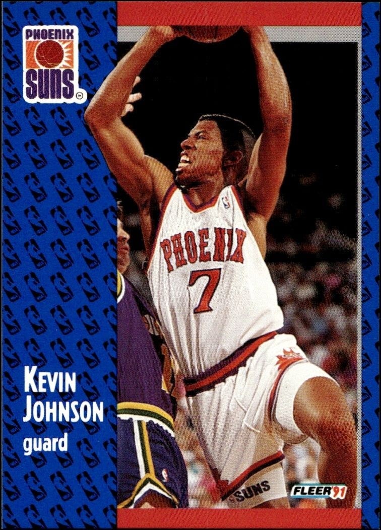 1991-92 Fleer Kevin Johnson #161 trading card
