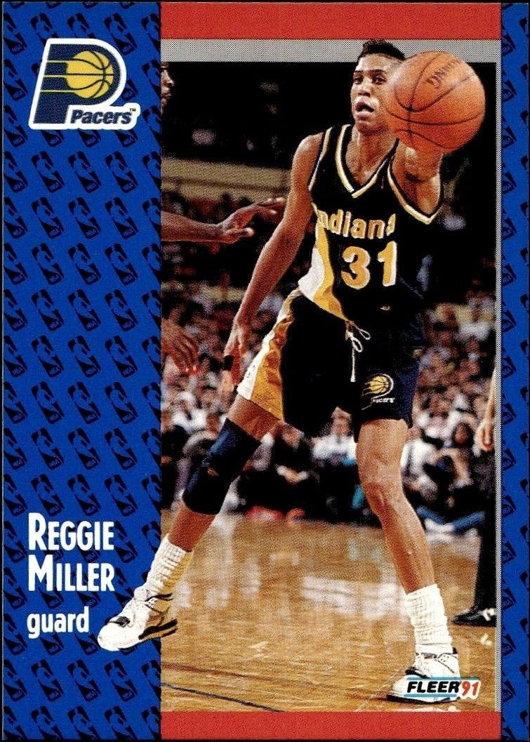 1991-92 Fleer Reggie Miller #83 trading card
