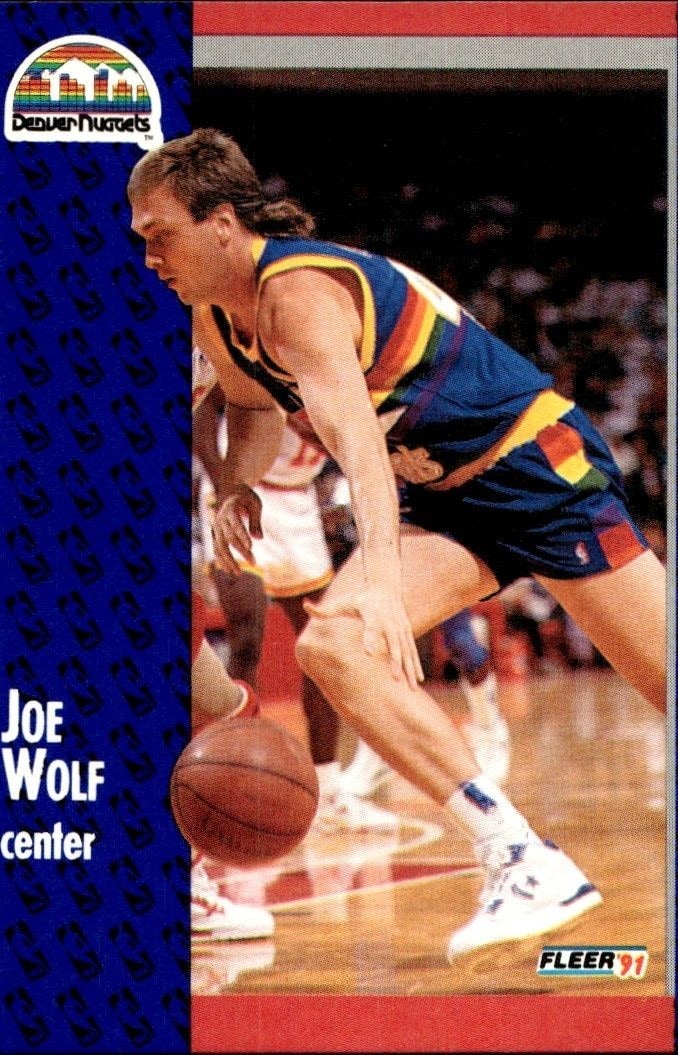 1991-92 Fleer Joe Wolf #55 trading card