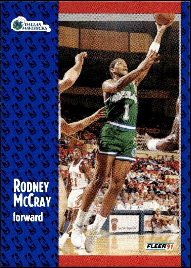 1991-92 Fleer Rodney McCray #46 trading card