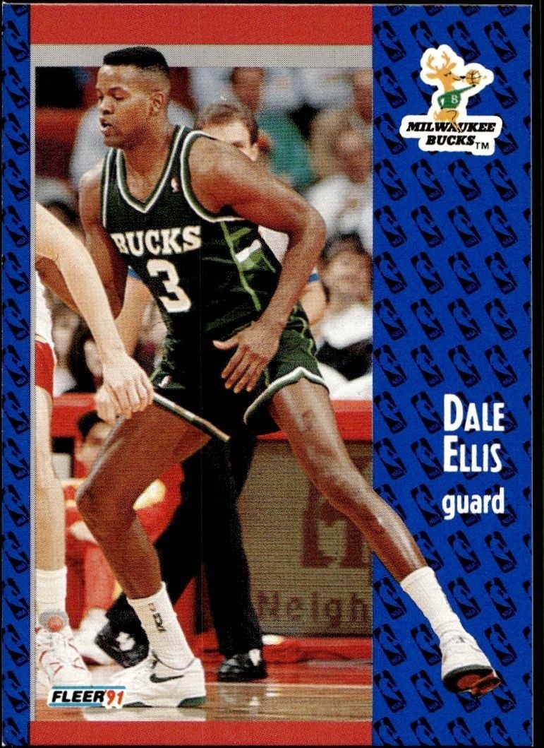 1991-92 Fleer Dale Ellis #114 trading card